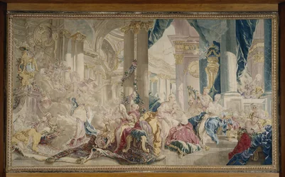 Psyche Led by Zephyr into the Palace of Love and Psyche Showing Her Riches to Her Sisters, After 1741