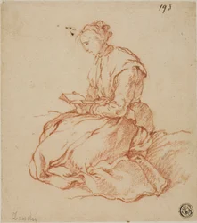 Seated Woman Reading