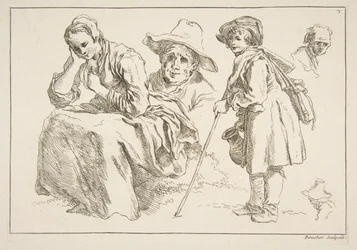 Sheet of Sketches, 1753