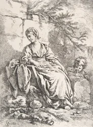 The Young Girl Resting, 1756