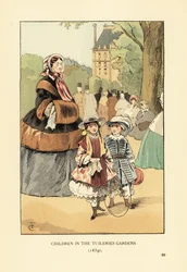 Children in the Tuileries Gardens in 1859
