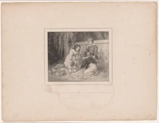 Three Children Gardening