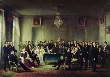 Francois Andrieux Reading his Tragedy 