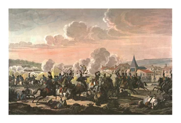 Death of Prince Louis of Prussia at the Battle of Saalfeld, 10 October 1806