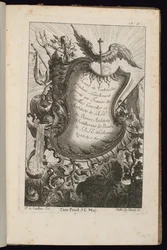 Cartouche with Mercury