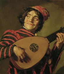 The Clown with the lute