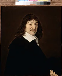 Portrait of Rene Descartes, French philosopher