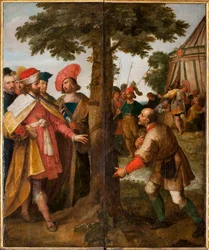 The Miracle of the Tree Cut Down. The Miracle of Saint Gummarus