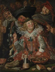 Merrymakers at Shrovetide, ca. 1616-17
