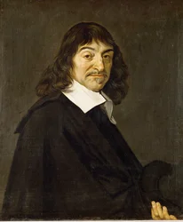 Rene Descartes, Portrait After a Lost Original by Frans Hals