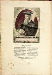 Portrait of Gerardus Mercator, Aged 62