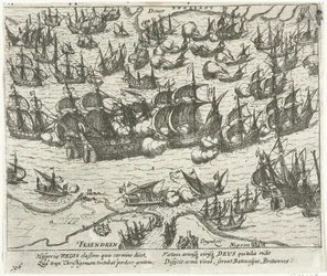 The sinking of the Spanish Armada in 1588, 1613-1615