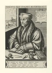 Portrait of Desiderius Erasmus