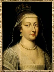 Portrait of Anne of Austria, Queen of France by Frans Pourbus the Younger