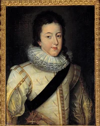 Portrait of Louis XIII, king of France and Navarre at the time of his marriage in 1616. After Frans Pourbus Le Jeune