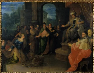 The Queen of Sheba before Solomon