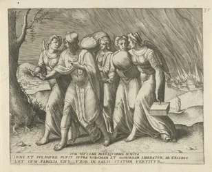 Lot Leaving Sodom from Cum Ultione Misericordia Juncta, History of Lot