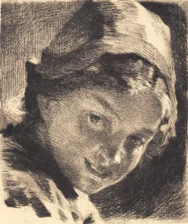 Smiling Girl with Cap