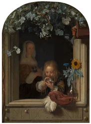 A Boy Blowing Bubbles, 1663
