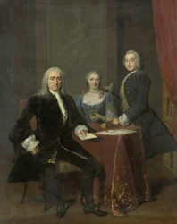 Family Group in an Interior