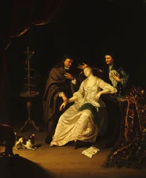 A Doctor Tending a Swooning Girl, 1713