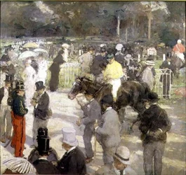 View of the paddock