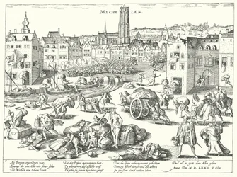 Sack of Mechelen by the Spanish