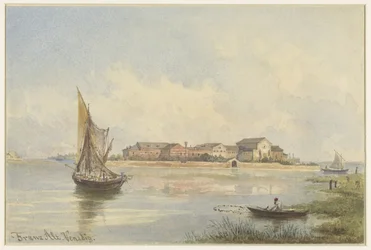 View of the Lagoon in Venice
