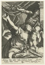Venus and Amor with Pan