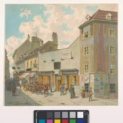7th District, Burggasse 28-36 - View from Kirchengasse