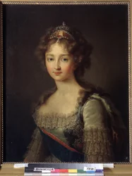 Portrait of Empress Elizabeth Alexeievna, Princess Louise of Baden