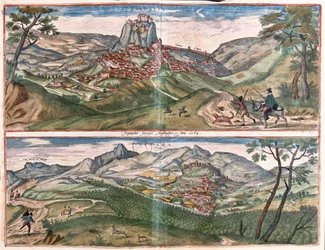 Ardales and Cartama, Spain (engraving)