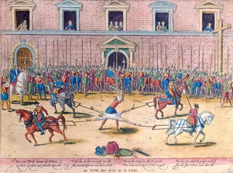 Execution of Jean de Poltrot, Sieur de Méré, on 18th March, 1563