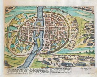 King Henry of Navarre besieging Paris, August 1590