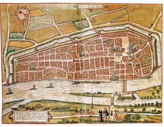 Map of Bremen (engraving)