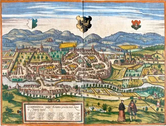Plan of Kempten, Germany