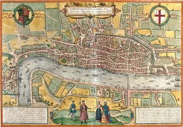 View of London (Londinum), England