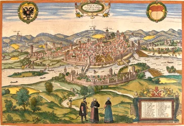 View of Schwabisch Hall, Germany