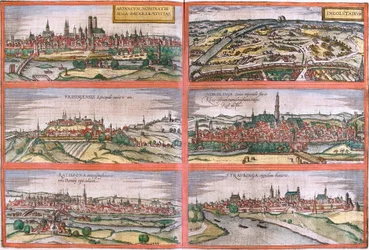 Views of Munich, Ingolstadt, Freising, Nordlingen, Regensburg and Straubing, Germany
