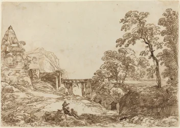 Landscape with a Pyramid and Classical Ruins