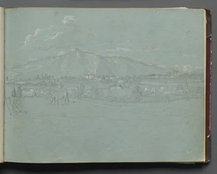 Album with Views of Rome and Surroundings, Landscape Studies, page 10a: Roman Landscape
