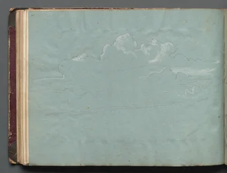 Album with Views of Rome and Surroundings, Landscape Studies, page 36b: Cloud Study