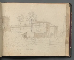 Album with Views of Rome and Surroundings, Landscape Studies, page 38a: St. Giovanni e Paolo