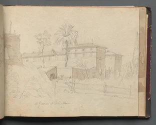 Album with Views of Rome and Surroundings, Landscape Studies, page 38a: St. Giovanni e Paolo, Rome
