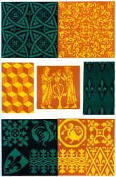 Paving Tiles of the 14th and 15th Century, 1870
