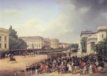 Parade on Opernplatz
