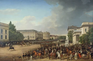 Parade on the Opernplatz in Berlin