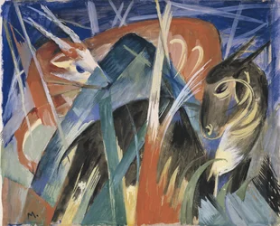 Fable Animals I, Composition with Animals I, 1913