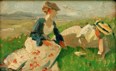 Two Women on the Mountain