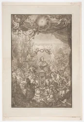 Title Page with Bust of Frederick V for the Work Auserlesene Schenecken, Muscheln